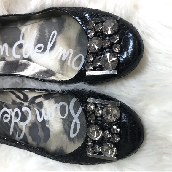 Sold Sam Edelman Black S Caper Ballet flats - Picture 2 of 8